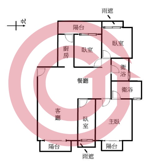 格局圖