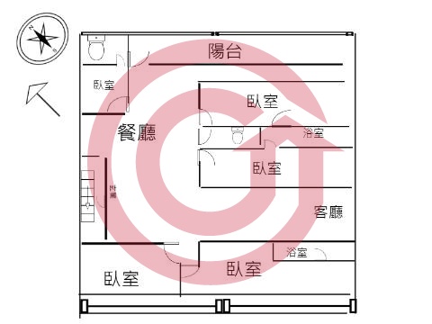 格局圖