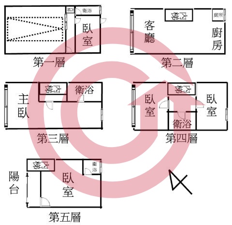 格局圖