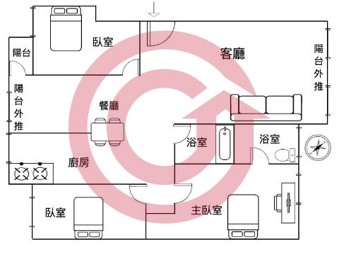 格局圖