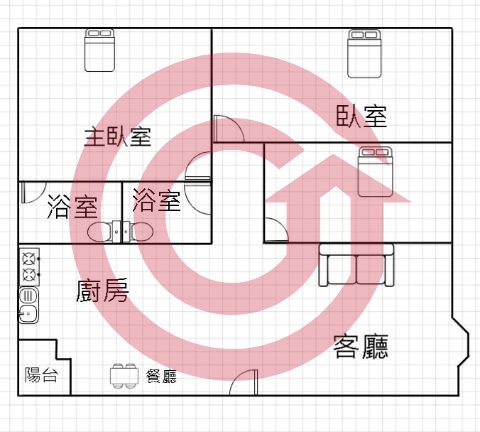 格局圖