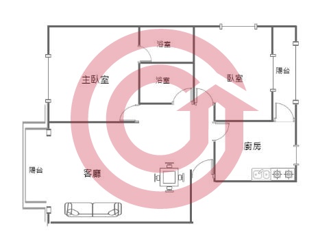 格局圖