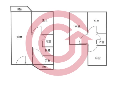 格局圖