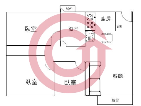 格局圖