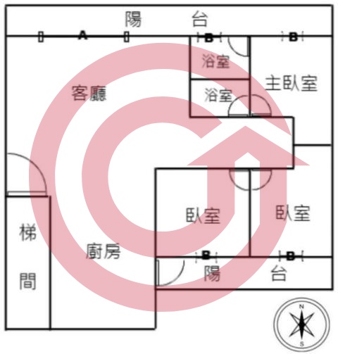 格局圖