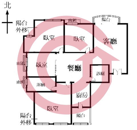 格局圖