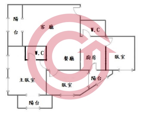 格局圖