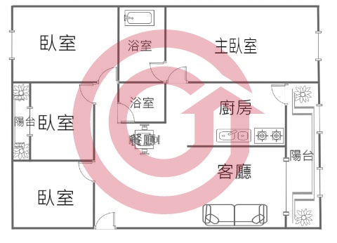 格局圖