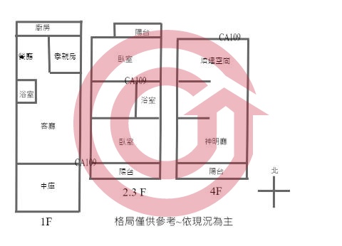 格局圖