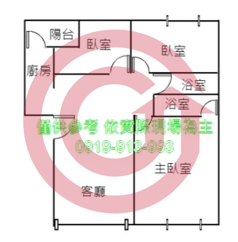 格局圖