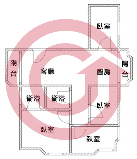 格局圖