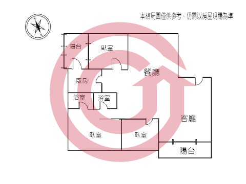 格局圖