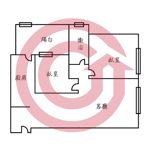 格局圖