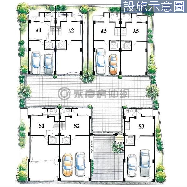 【DJ】洲際旁全新完工臨路雙車電梯別墅Ｓ1