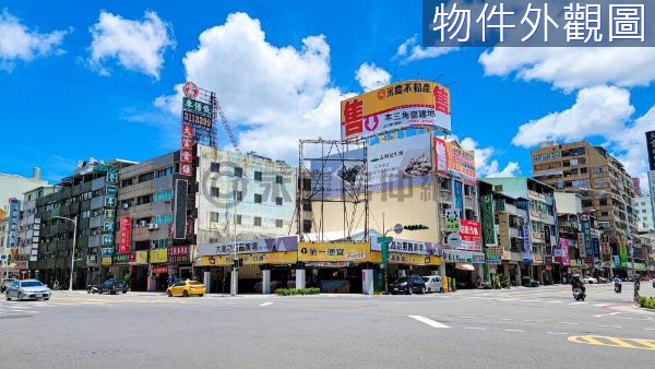 九如自立收租三角窗商五店面建地