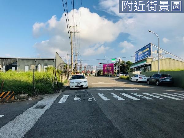 近龍井交流道★正15米龍社路方正★雙面臨路角建地