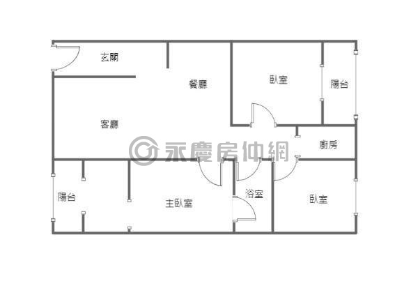 龍安商圈3房裝潢屋