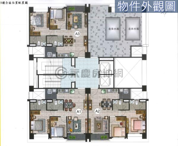 太昌兩房雙衛浴公設26.3%預售華廈UJ156