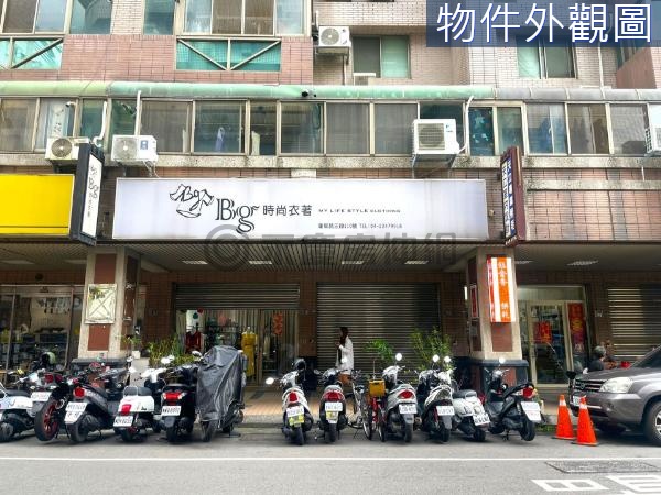 @*文心捷運收租雙店面/8米大面寬/B1雙平面車