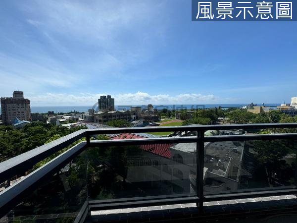 美崙。校園旁海景全新華廈