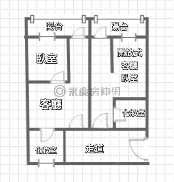 V.教育大學全室更新裝潢視野2房