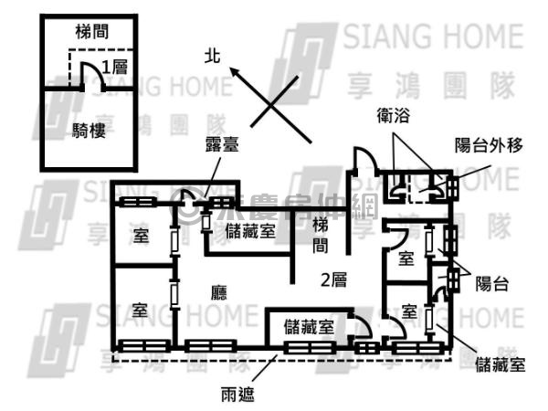 璀璨經國稀有1-2F金店面