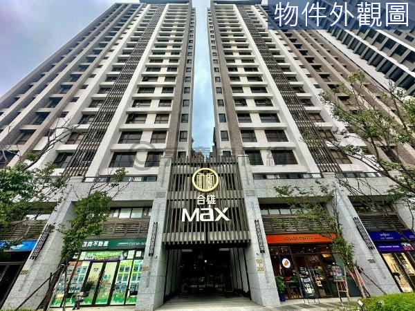 A-捷運第一排合雄Max朝南雙衛浴開窗大三房車