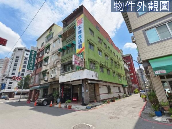 站前三角窗邊間大地坪收租自住金透店