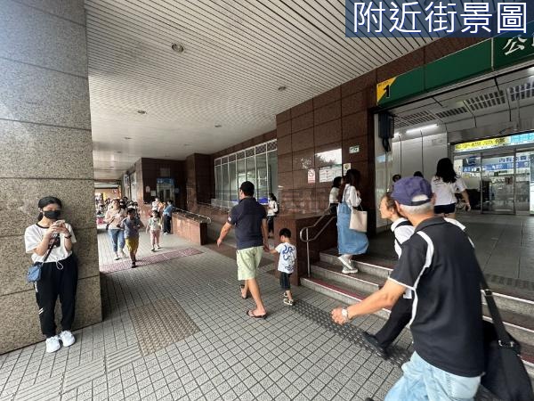 正面捷運人潮金店