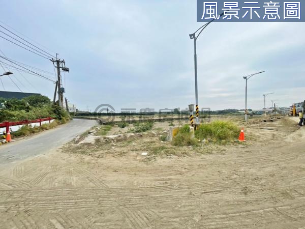 湖內省道附近未來捷運站旁上千坪建地