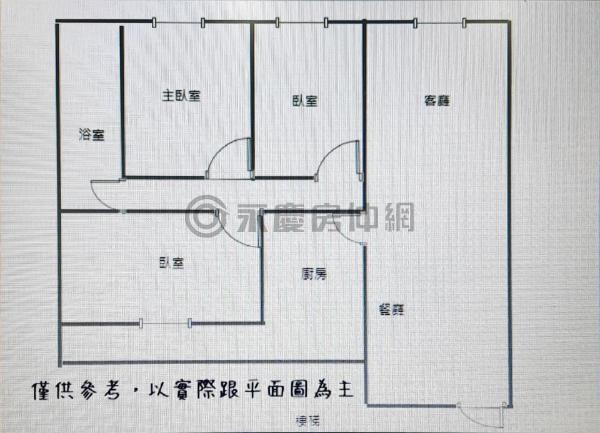 (吉)內壢元智大學大坪數美寓學區美三房