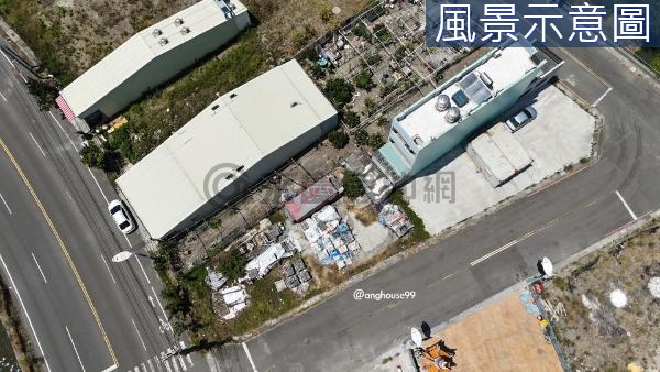 大鵬灣 東港 海景視野｜三角窗雙面臨路建地