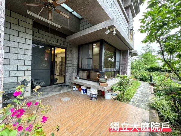 江南大宅市場唯一百萬裝潢(4米2)挑高庭院可以買